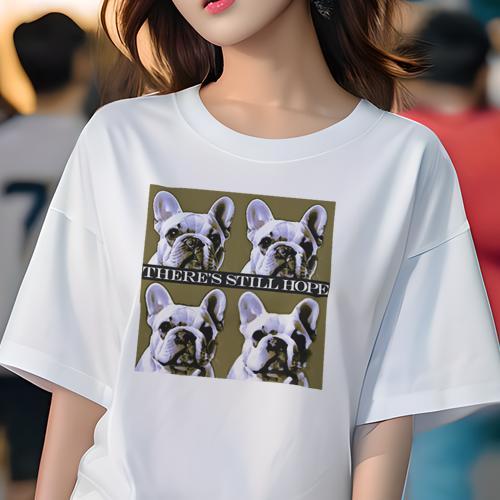 Tシャツ レディース 犬ファン 半袖 春夏 犬柄 プリント カジュアル かわいい 人間用 フィットネス ダンス 希望 フレンチブルドッグ モチベーション ポップアート 犬 フレンチブルドッグ Tシャツ レディース 犬ファン 半袖 春夏 犬柄 プリント カジュアル かわいい 人間用 フィットネス ダンス 希望 フレンチブルドッグ モチベーション ポップアート 犬 フレンチブルドッグ