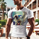 Tシャツ メンズ キッズ 犬ファン 半袖 春夏 犬柄 プリント カジュアル かわいい 人間用 フィットネス ダンス サングラス サルーキ コート アーバンジャン...