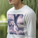 長袖Tシャツ 人間用 メンズ 秋春夏 プリント レジャー アウトドア カジュアル かわいい 犬ファン たまご ゴールデンレトリバー 希望