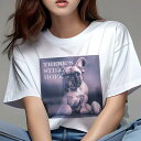 Tシャツ レディース 犬ファン 半袖 春夏 犬柄 プリント カジュアル かわいい 人間用 フィットネス ダンス たまご フレンチブルドッグ