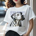 Tシャツ レディース 犬ファン 半袖 春夏 犬柄 プリント カジュアル かわいい 人間用 フィットネス ダンス 文字 ダルメシアン 犬