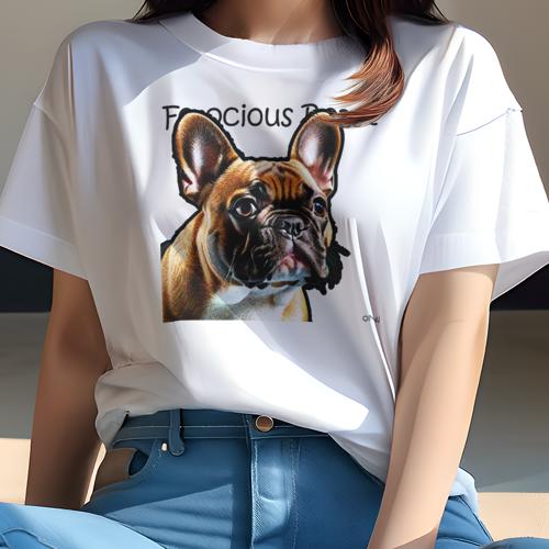 Tシャツ レディース 犬ファン 半袖 春夏 犬柄 プリント カジュアル かわいい 人間用 フィットネス ダンス デザイン フレンチブルドッグ アート フェロシアスビースト Tシャツ レディース 犬ファン 半袖 春夏 犬柄 プリント カジュアル かわいい 人間用 フィットネス ダンス デザイン フレンチブルドッグ アート フェロシアスビースト