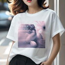 Tシャツ レディース 犬ファン 半袖 春夏 犬柄 プリント カジュアル かわいい 人間用 フィットネス ダンス 花 ポメラニアン 卵 春(4)