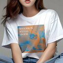 Tシャツ レディース 犬ファン 半袖 春夏 犬柄 プリント カジュアル かわいい 人間用 フィットネス ダンス たまご ポメラニアン メッセージ