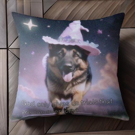 魔法の帽子 ジャーマンシェパードドッグ 星 ファンタジーの背景 クッションカバー 45×45cm アニマル柄 おしゃれ 可愛い クッション本体付き 正方形 犬ファン 魔法の帽子 ジャーマンシェパードドッグ 星 ファンタジーの背景 クッションカバー 45×45cm アニマル柄 おしゃれ 可愛い クッション本体付き 正方形 犬ファン