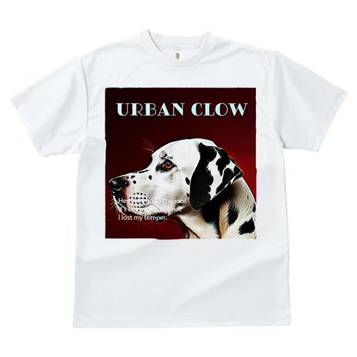 Tシャツ メンズ キッズ 犬ファン 半袖 春夏 犬柄 プリント カジュアル かわいい 人間用 フィットネス ダンス 赤い背景 ダルメシアン テキスト 植物の枝