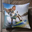 サーフィン チワワ 海 波 太陽 犬 クッションカバー 45×45cm アニマル柄 おしゃれ 可愛い クッション本体付き 正方形 犬ファン