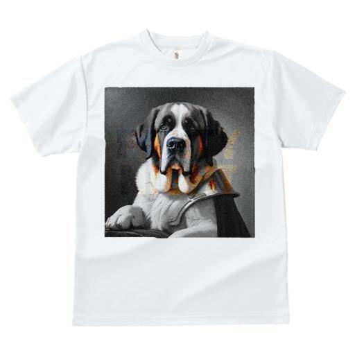 Tシャツ レディース 犬ファン 半袖 春夏 犬柄 プリント カジュアル かわいい 人間用 フィットネス ダンス モノクロ セントバーナード レトロ クラシック ファッション