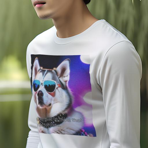 長袖Tシャツ 人間用 メンズ 秋春夏 プリント レジャー アウトドア カジュアル かわいい 犬ファン サングラス シベリアンハスキー 夜景 ネオン 長袖Tシャツ 人間用 メンズ 秋春夏 プリント レジャー アウトドア カジュアル かわいい 犬ファン サングラス シベリアンハスキー 夜景 ネオン