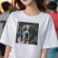 Tシャツ レディース 犬ファン 半袖 春夏 犬柄 プリント カジュアル かわいい 人間用 フィットネス ダンス 犬 セントバーナード セント・バーナード 超大型犬 可愛い ペット 3,900円