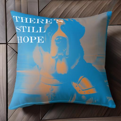 希望 バーニーズマウンテンドッグ まだある 元気 勇気 クッションカバー 45×45cm アニマル柄 おしゃれ ..