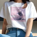 Tシャツ レディース 犬ファン 半袖 春夏 犬柄 プリント カジュアル かわいい 人間用 フィットネス ダンス 希望 ポメラニアン まだ希望はある たまご 優しさ 可愛い