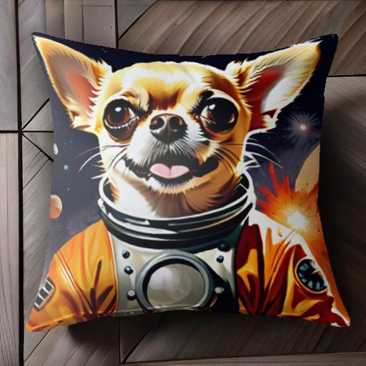 宇宙服 チワワ 宇宙 惑星 星 宇宙飛行士 クッションカバー 45×45cm アニマル柄 おしゃれ 可愛い クッション本体付き 正方形 犬ファン 宇宙服 チワワ 宇宙 惑星 星 宇宙飛行士 クッションカバー 45×45cm アニマル柄 おしゃれ 可愛い クッション本体付き 正方形 犬ファン