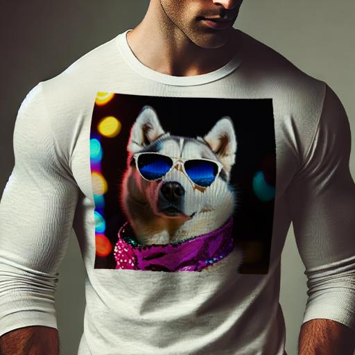 長袖Tシャツ 人間用 メンズ 秋春夏 プリント レジャー アウトドア カジュアル かわいい 犬ファン サン..