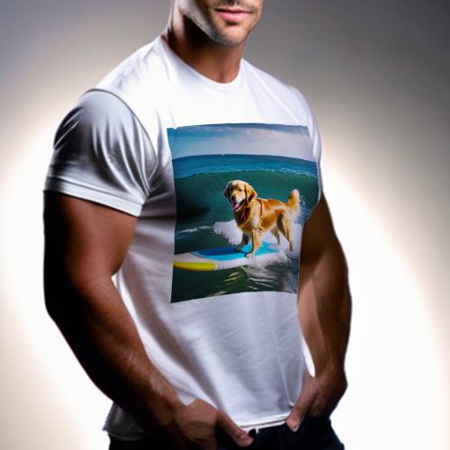 Tシャツ メンズ キッズ 犬ファン 半袖 春夏 犬柄 プリント カジュアル かわいい 人間用 フィットネス ダンス サーフボード ゴールデンレトリバー 海 波 Tシャツ メンズ キッズ 犬ファン 半袖 春夏 犬柄 プリント カジュアル かわいい 人間用 フィットネス ダンス サーフボード ゴールデンレトリバー 海 波