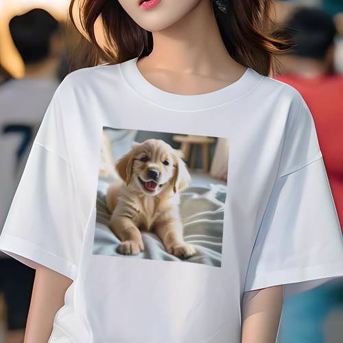 Tシャツ レディース 犬ファン 半袖 