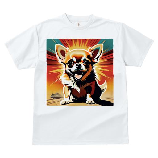 Tシャツ レディース 犬ファン 半袖 春夏 犬柄 プリント カジュアル かわいい 人間用 フィットネス ダンス 太陽 チワワ 車 アート カラフル 可愛い