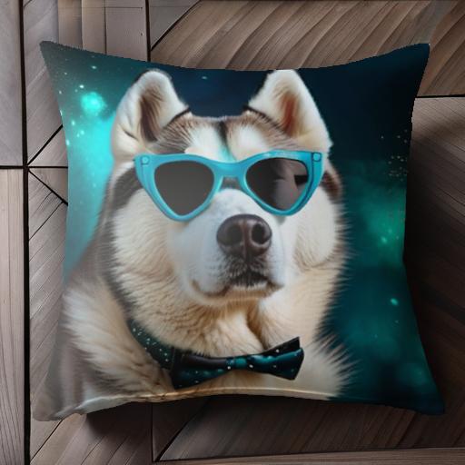 裏表に絵柄がプリントされています。かわいいアニマルクッション！インテリアのアクセントや癒しに最適♪