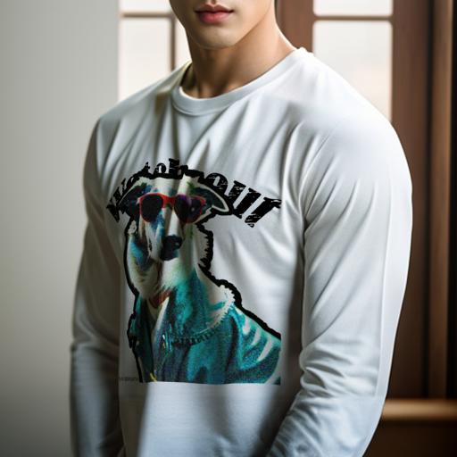 長袖Tシャツ 人間用 メンズ 秋春夏 プリント レジャー アウトドア カジュアル かわいい 犬ファン サングラス ボルゾイ ジャケット 注意 カッコいい犬