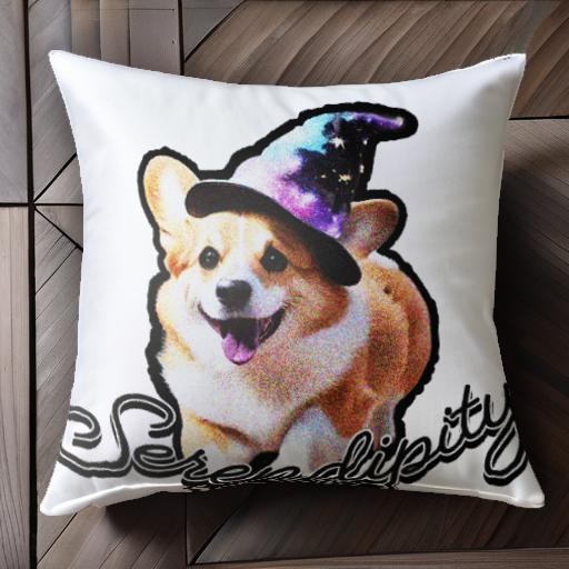帽子 ウェルシュコーギー 幸運 魔法 ハロウィン クッションカバー 45×45cm アニマル柄 おしゃれ 可愛い クッション本体付き 正方形 犬ファン 帽子 ウェルシュコーギー 幸運 魔法 ハロウィン クッションカバー 45×45cm アニマル柄 おしゃれ 可愛い クッション本体付き 正方形 犬ファン