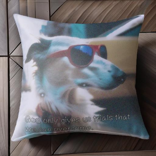 サングラス ボルゾイ クール 街 黄色の車 クッションカバー 45×45cm アニマル柄 おしゃれ 可愛い クッション本体付き 正方形 犬ファン