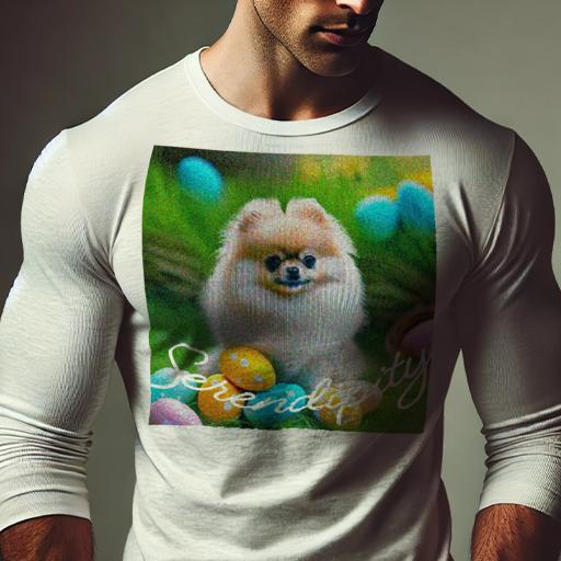 長袖Tシャツ 人間用 メンズ 秋春夏 プリント レジャー アウトドア カジュアル かわいい 犬ファン イー..