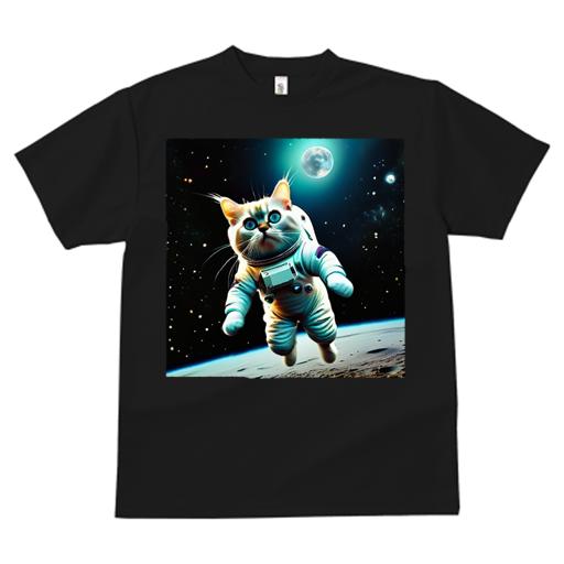 Tシャツ レディース 犬ファン 半袖 春夏 犬柄 プリント カジュアル かわいい 人間用 フィットネス ダンス 宇宙 猫 スペーススーツ 月 星