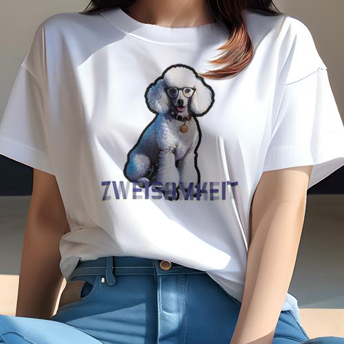 Tシャツ レディース 犬ファン 半袖 春夏 犬柄 プリント カジュアル かわいい 人間用 フィットネス ダンス 眼鏡 プードル 犬用の首輪 文字 Tシャツ レディース 犬ファン 半袖 春夏 犬柄 プリント カジュアル かわいい 人間用 フィットネス ダンス 眼鏡 プードル 犬用の首輪 文字