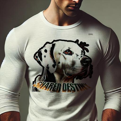 長袖Tシャツ 人間用 メンズ 秋春夏 プリント レジャー アウトドア カジュアル かわいい 犬ファン ダルメシアン
