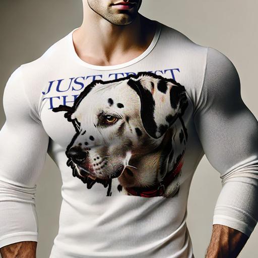 長袖Tシャツ 人間用 メンズ 秋春夏 プリント レジャー アウトドア カジュアル かわいい 犬ファン 赤い首輪 ダルメシアン