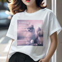 Tシャツ レディース 犬ファン 半袖 春夏 犬柄 プリント カジュアル かわいい 人間用 フィットネス ダンス たまご ポメラニアン 花 希望