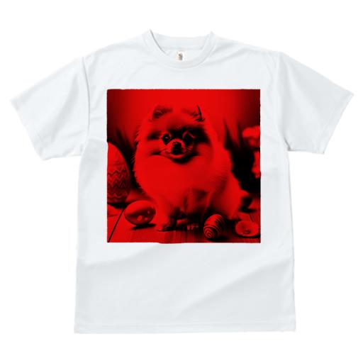Tシャツ レディース 犬ファン 半袖 春夏 犬柄 プリント カジュアル かわいい 人間用 フィットネス ダンス 卵 ポメラニアン 花
