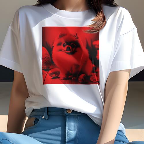 Tシャツ レディース 犬ファン 半袖 春夏 犬柄 プリント カジュアル かわいい 人間用 フィットネス ダンス 卵 ポメラニアン 花 Tシャツ レディース 犬ファン 半袖 春夏 犬柄 プリント カジュアル かわいい 人間用 フィットネス ダンス 卵 ポメラニアン 花
