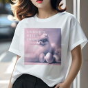 Tシャツ レディース 犬ファン 半袖 春夏 犬柄 プリント カジュアル かわいい 人間用 フィットネス ダンス サングラス ポメラニアン たまご 希望