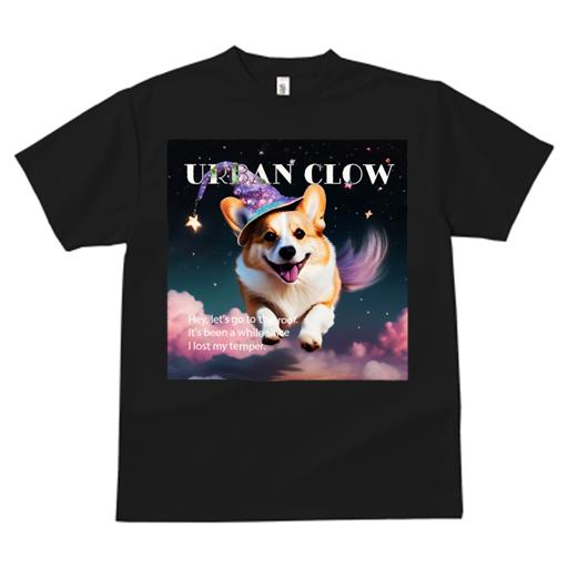 Tシャツ レディース 犬ファン 半袖 春夏 犬柄 プリント カジュアル かわいい 人間用 フィットネス ダンス 帽子 コーギー 星 空 雲