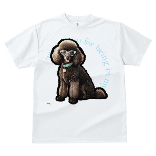 Tシャツ レディース 犬ファン 半袖 春夏 犬柄 プリント カジュアル かわいい 人間用 フィットネス ダンス サングラス プードル 首輪
