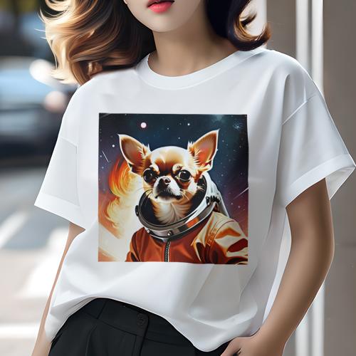 Tシャツ レディース 犬ファン 半袖 