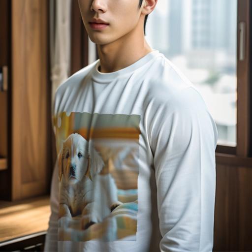 長袖Tシャツ 人間用 メンズ 秋春夏 