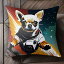 宇宙 チワワ ロケット 星 スペース アストロノート クッションカバー 45×45cm アニマル柄 おしゃれ 可..