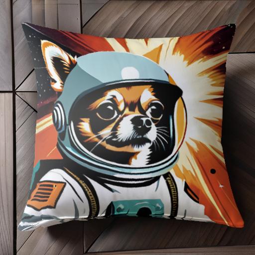 宇宙服 チワワ 宇宙 爆発 スペース クッションカバー 45×45cm アニマル柄 おしゃれ 可愛い クッション本体付き 正方形 犬ファン 宇宙服 チワワ 宇宙 爆発 スペース クッションカバー 45×45cm アニマル柄 おしゃれ 可愛い クッション本体付き 正方形 犬ファン