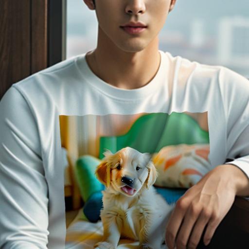 長袖Tシャツ 人間用 メンズ 秋春夏 プリント レジャー アウトドア カジュアル かわいい 犬ファン ベッ..