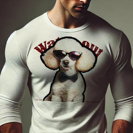 長袖Tシャツ 人間用 メンズ 秋春夏 プリント レジャー アウトドア カジュアル かわいい 犬ファン サン..