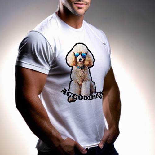 楽天フロントップ楽天市場店Tシャツ メンズ キッズ 犬ファン 半袖 春夏 犬柄 プリント カジュアル かわいい 人間用 フィットネス ダンス サングラス プードル カラフル メッセージ モダン アクセサリー