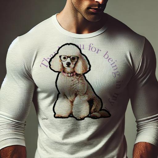 長袖Tシャツ 人間用 メンズ 秋春夏 プリント レジャー アウトドア カジュアル かわいい 犬ファン