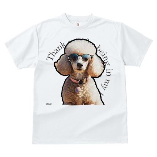 Tシャツ レディース 犬ファン 半袖 春夏 犬柄 プリント カジュアル かわいい 人間用 フィットネス ダンス サングラス プードル 首輪