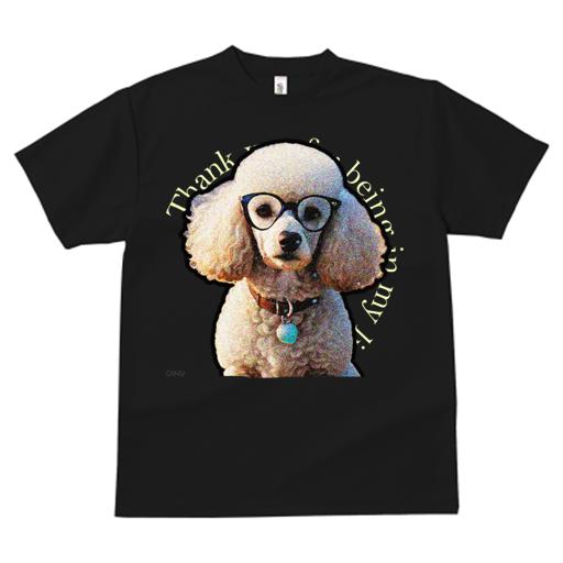 Tシャツ レディース 犬ファン 半袖 春夏 犬柄 プリント カジュアル かわいい 人間用 フィットネス ダンス メガネ プードル ネックレス