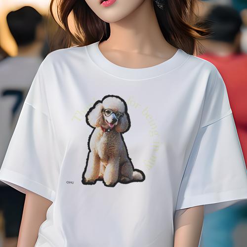 Tシャツ レディース 犬ファン 半袖 春夏 犬柄 プリント カジュアル かわいい 人間用 フィットネス ダンス メガネ プードル Tシャツ レディース 犬ファン 半袖 春夏 犬柄 プリント カジュアル かわいい 人間用 フィットネス ダンス メガネ プードル