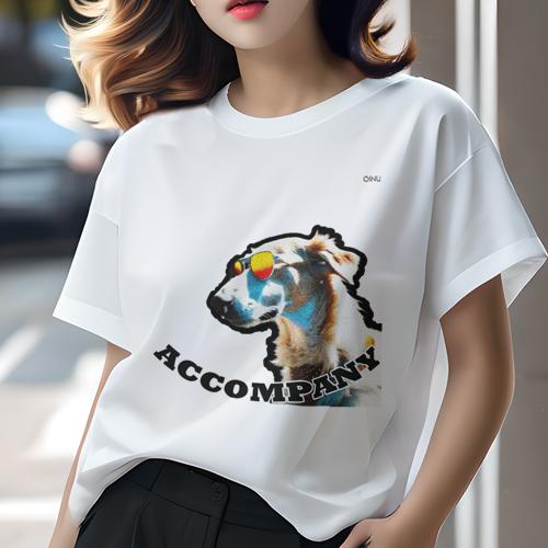 Tシャツ レディース 犬ファン 半袖 