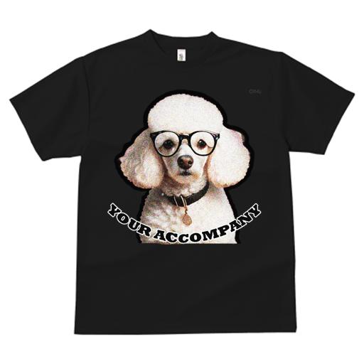 Tシャツ レディース 犬ファン 半袖 春夏 犬柄 プリント カジュアル かわいい 人間用 フィットネス ダンス メガネ プードル 首輪 テキスト