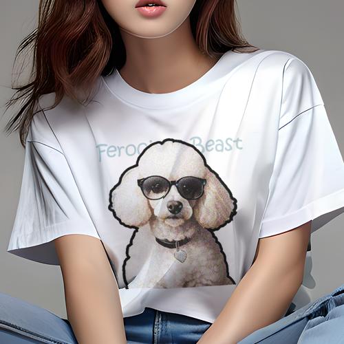 Tシャツ レディース 犬ファン 半袖 